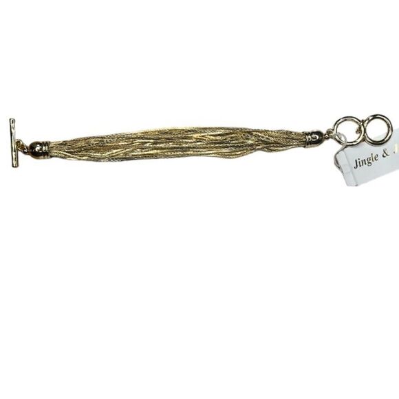 Multi Strand Gold Bracelet - Picture 3 of 6